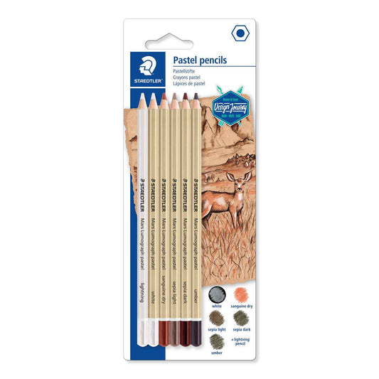 Pastel Pencil Staedtler set x6