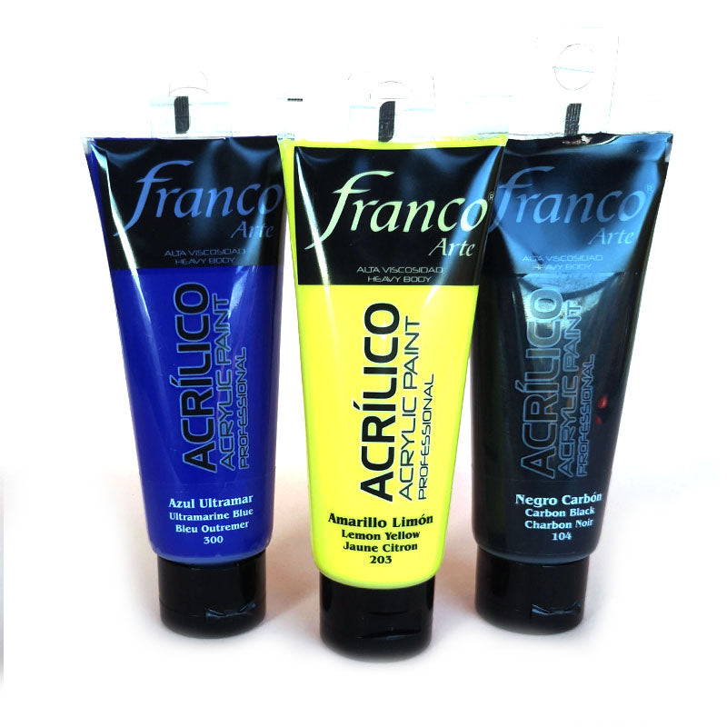 Pintura Acrílica Franco Arte Tubo Individual 100ml