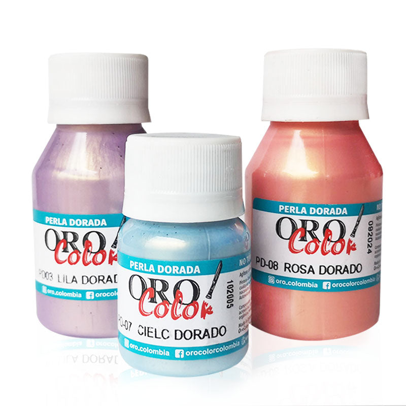 Pintura Perla Dorada Orocolor 60ml