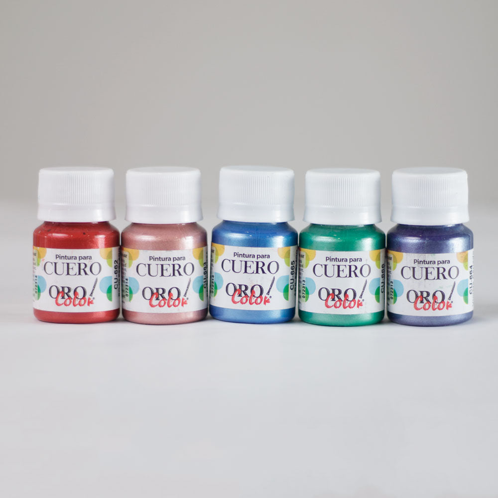 Pintura para Cuero Orocolor Perlados 30ml