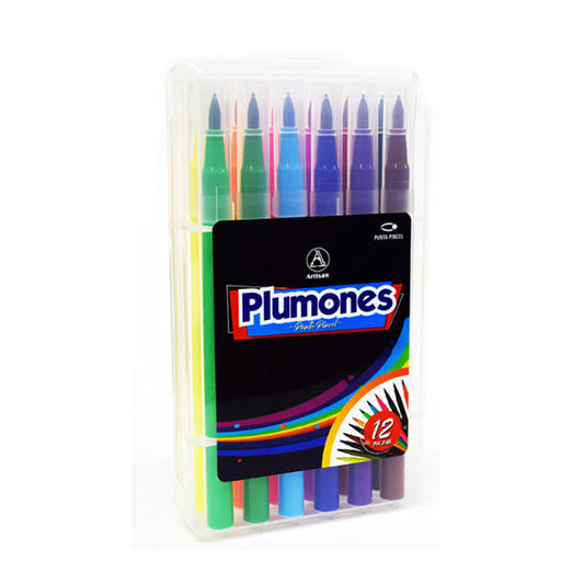 Plumones Punta Pincel Artisan set x12