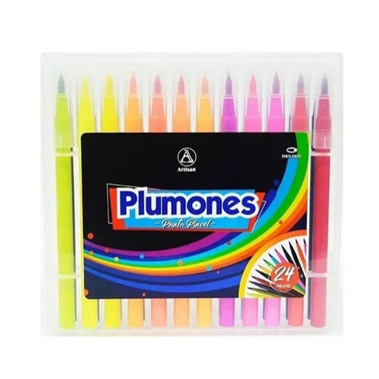 Plumones Punta Pincel Artisan set x24