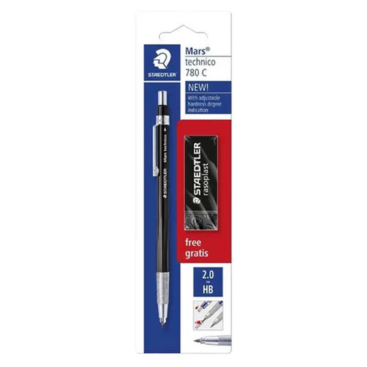 Portamina Mars Technico Staedtler Negro 2MM Blister