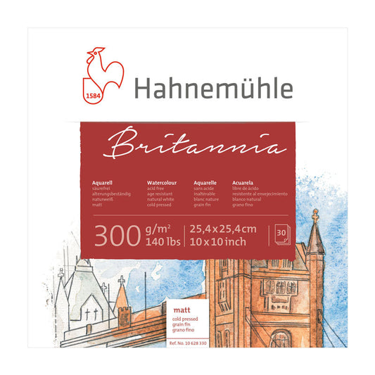 Sketchbook Britannia Hahnemuhle 300gr 25.4x25.4 REF.10628330