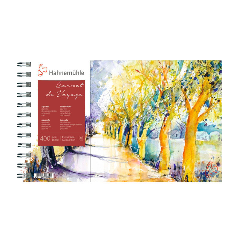 Sketchbook Hahnemuhle Watercolor CarnetDe Voyage 400gr 15.3x25 REF.10628380