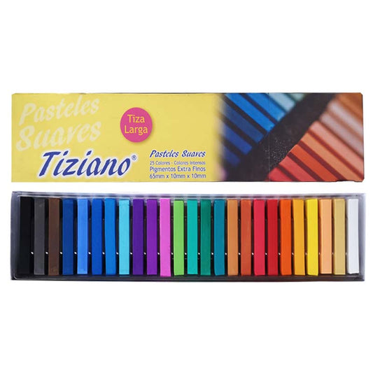 Tiza Pastel Tiziano Larga set x25