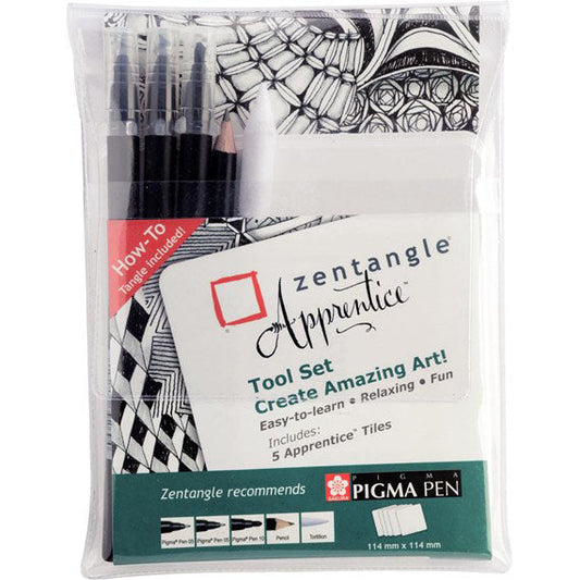 Zentangle Apprentice Pigma Micron Sakura Set X5 Ref.ZA10PPTGB