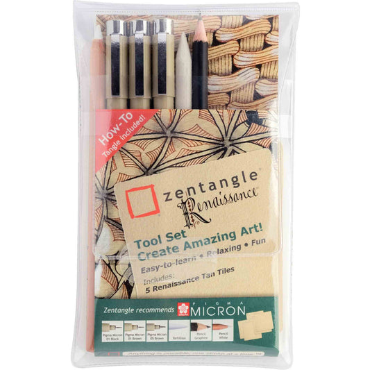 Zentangle Renaissance Pigma Micron Sakura Set x6 Ref.ZR11PTGB4