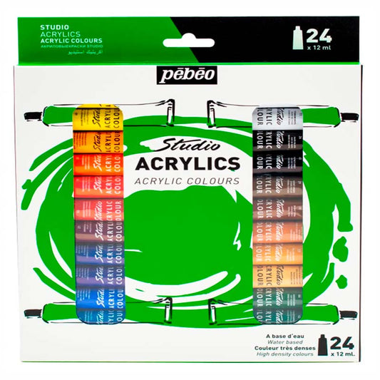 Acrílico Pebeo Studio Set x24