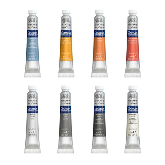 Serie Completa Acuarela Cotman Winsor Metálica Tubo 8ml