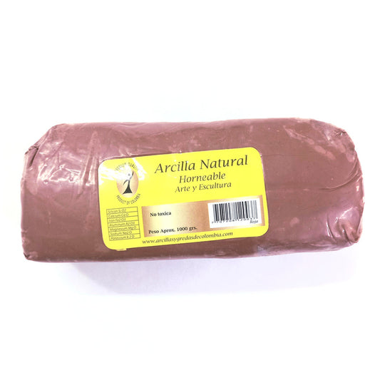 Arcilla Natural Clay Dynamic Roja 1000gr