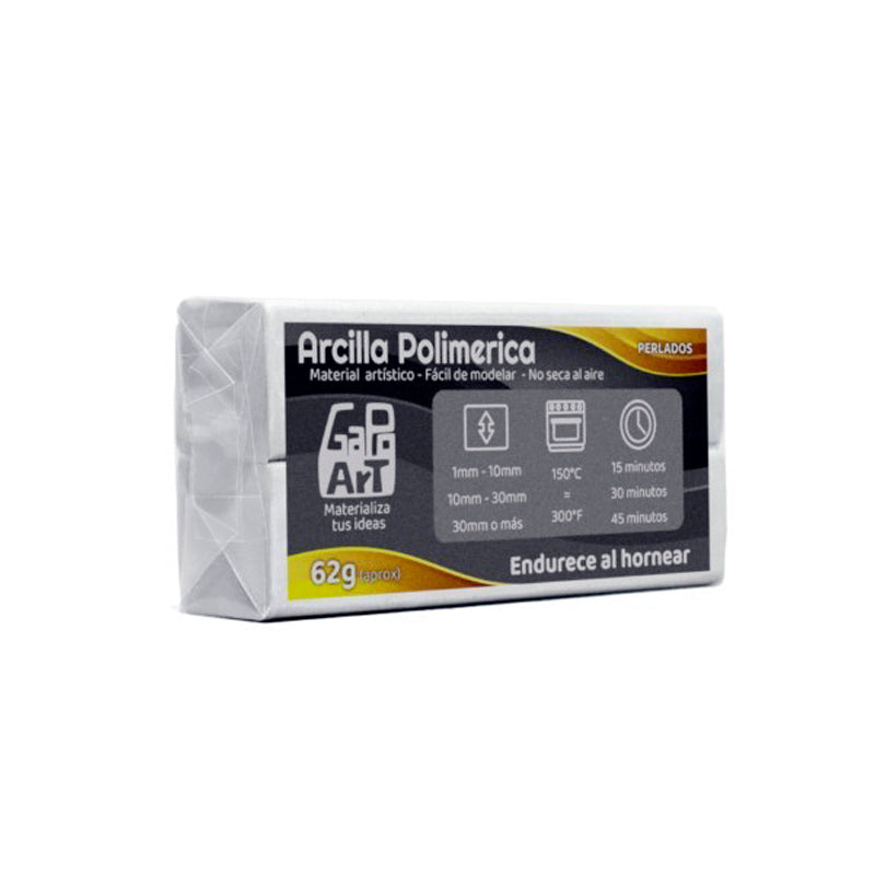 Arcilla Polimérica Metalizado Perlado 62gr