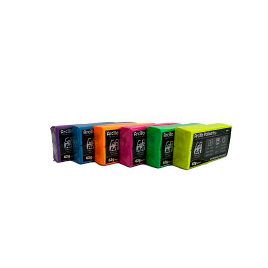 Arcilla Polimérica Gapoart Neón 62gr