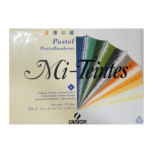 Block Mi-Teintes Canson 160gr 24x32