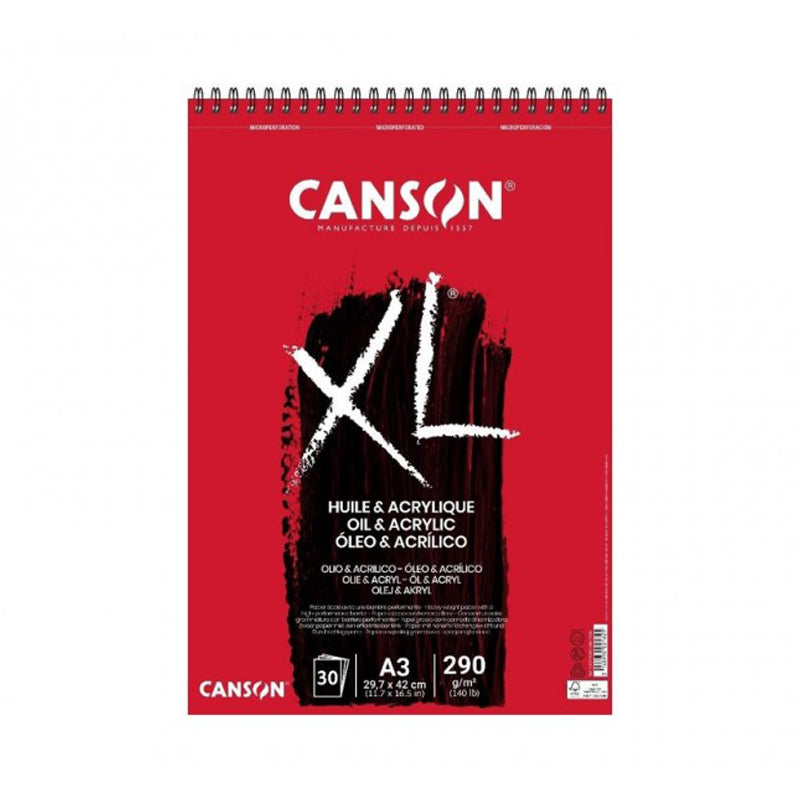 Bitácora Canson XL Óleo y Acrílico A4