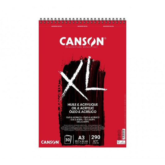 Bitácora Canson XL Óleo y Acrílico A4