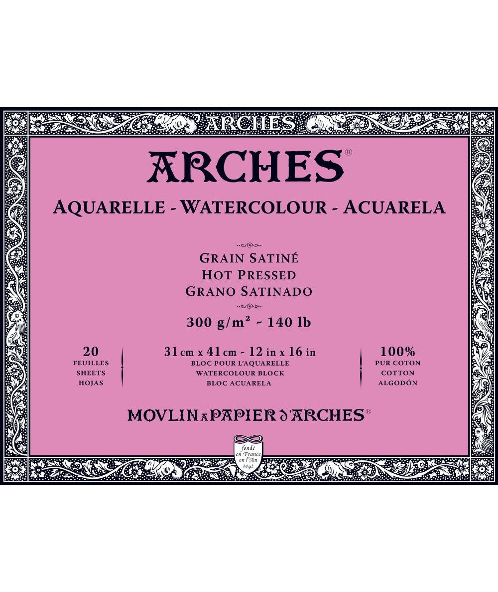 Block Arches Grano Satinado 31x41cm