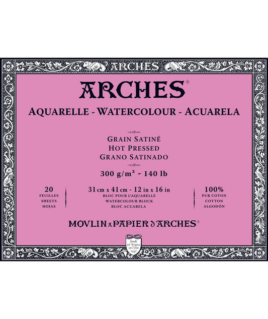 Block Arches Grano Satinado 31x41cm