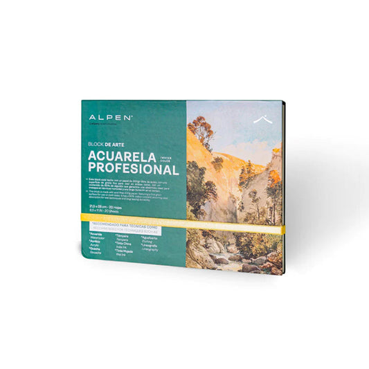 Block Arte Acuarela Profesional Alpen