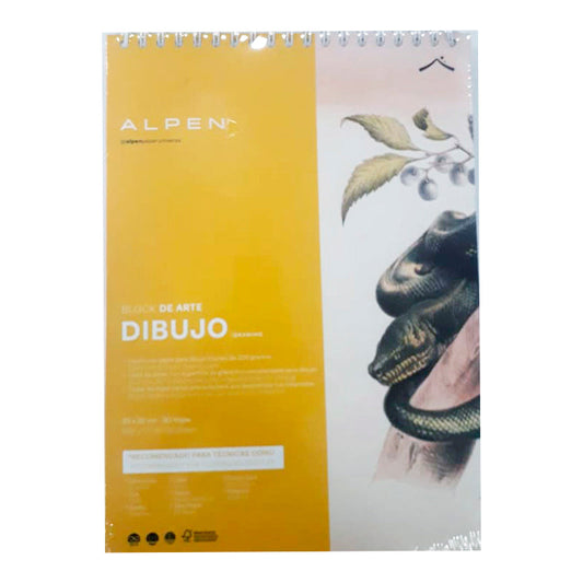 Block Arte Dibujo Alpen 25x35