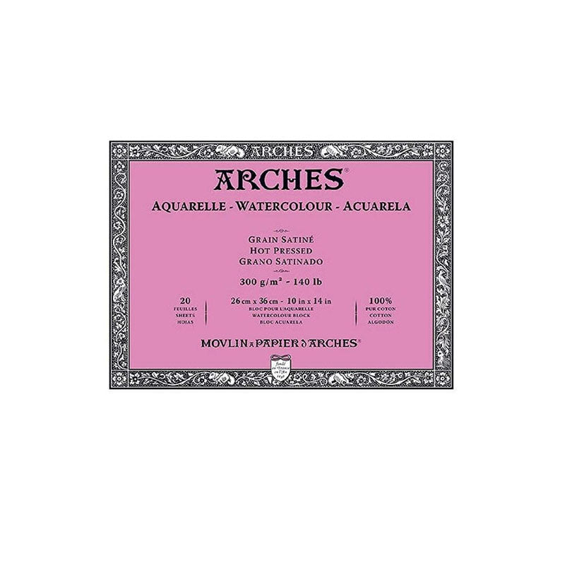 Block Arches Grano Satinado 300gr. 26x36cm