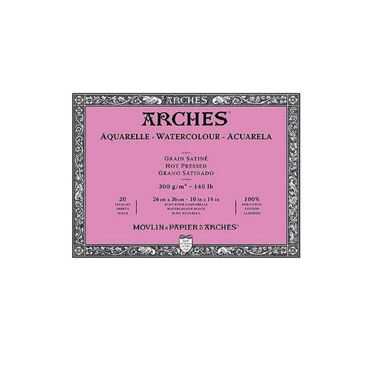 Block Arches Grano Satinado 300gr. 26x36cm