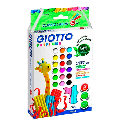 Caja de plastilina para modelar Giotto x18 Ref. 513100
