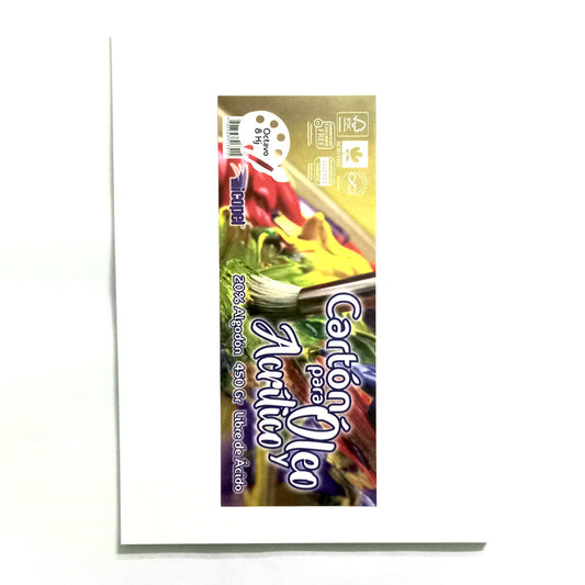 Cartón para Óleo y Acrílico Icopel 1/8