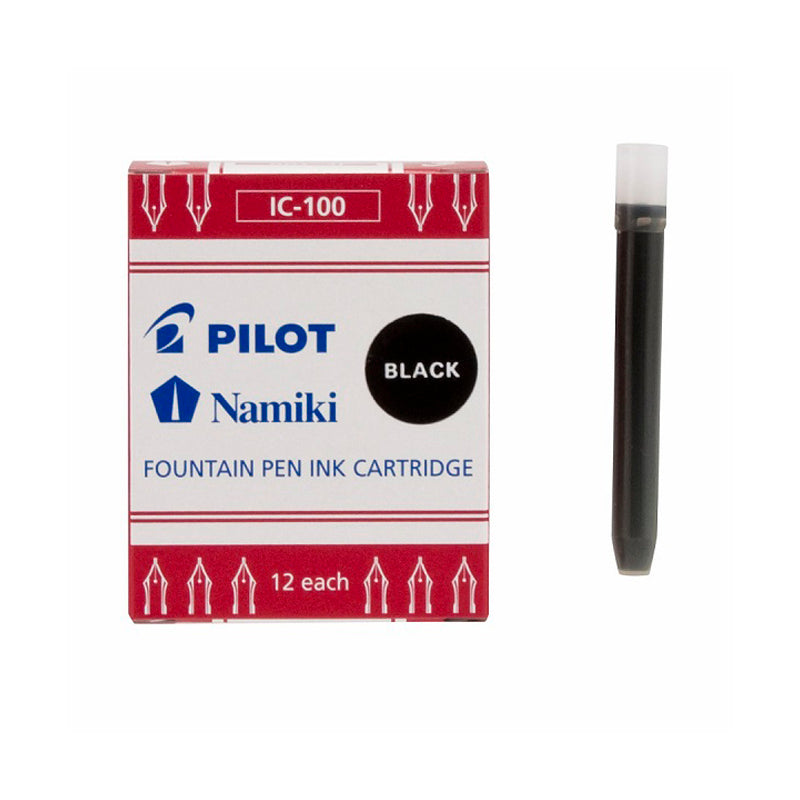 Cartucho Pluma Fuente Pilot Negro x6