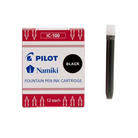 Cartucho Pluma Fuente Pilot Negro x6