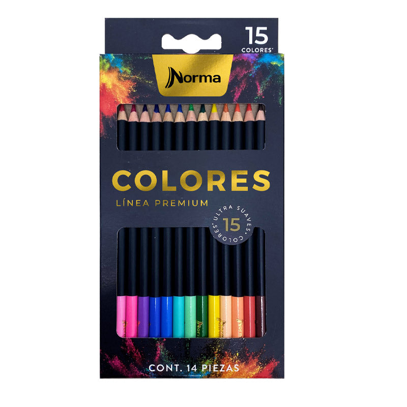 Lápices de Colores Norma Premium Set x15