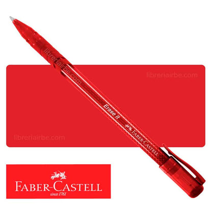Bolígrafo de Tinta Gel Borrable Faber Castell