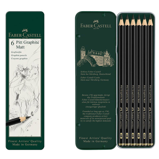 Pitt Graphite Matt Faber Castell x6