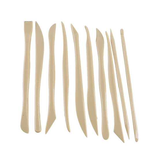 Herramienta moldeadora de madera para Escultura Matisse Set x10 Ref.WT10