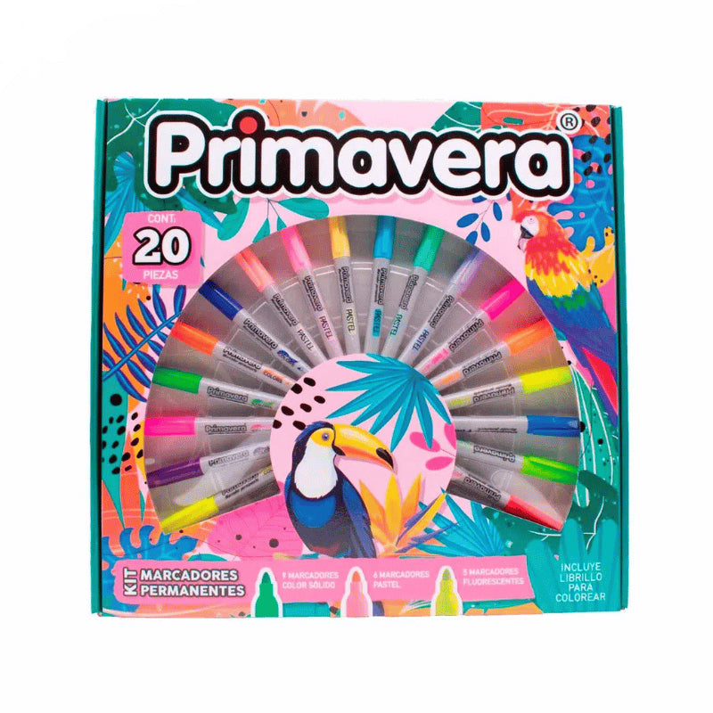 Marcadores Primavera Ruleta x20