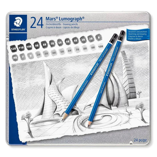Mars Lumograph Staedtler set x24