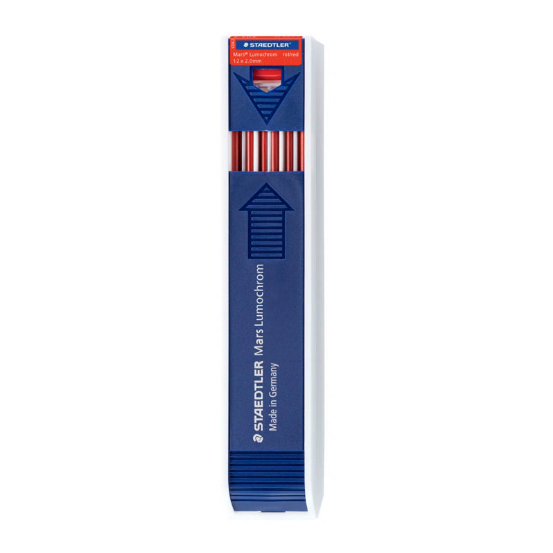 Minas Staedtler 2mm 204-3 Roja x12