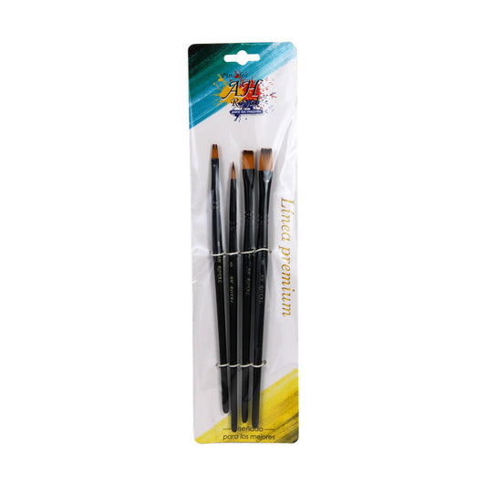 Pincel AH Royal Set x4 Variados Ref.90361