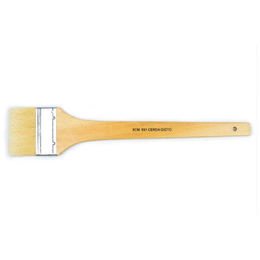 Brocha de Cerda Plana Kangrui #8 Rf.691 8cm