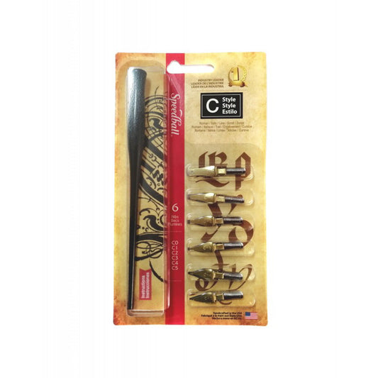 Juego de Plumas Speedball Estilo C