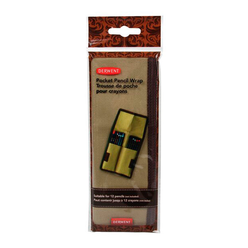 Cartuchera Pocket Pencil Wrap Derwent 12pz