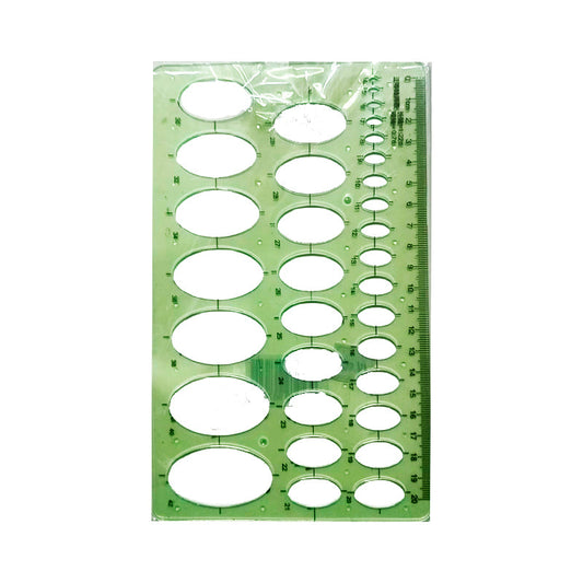 Regla / Plantilla Óvalos 20cm