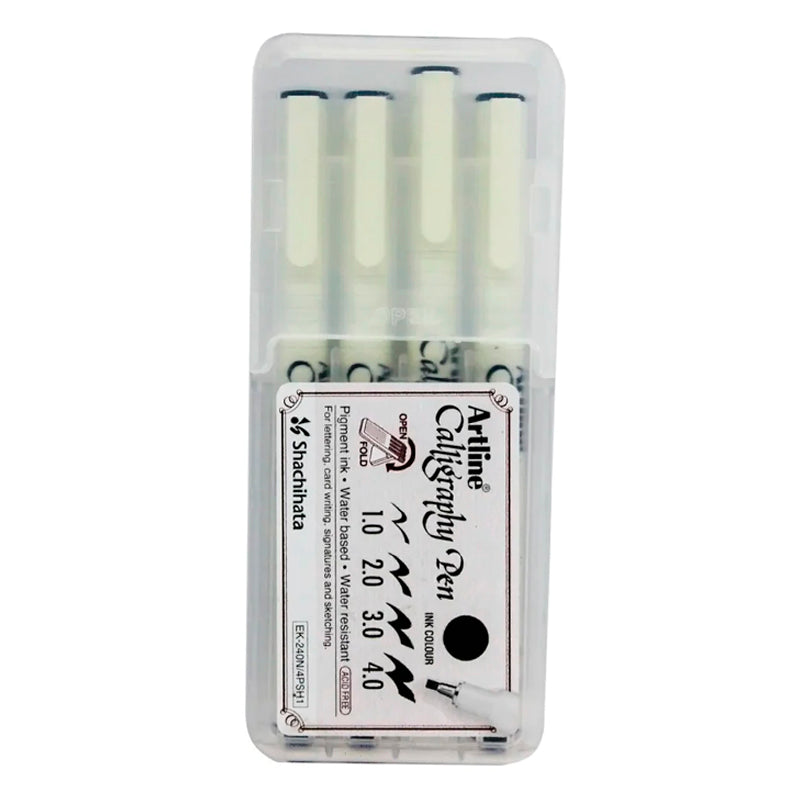 Set Calligrafia Artline x4 Negro