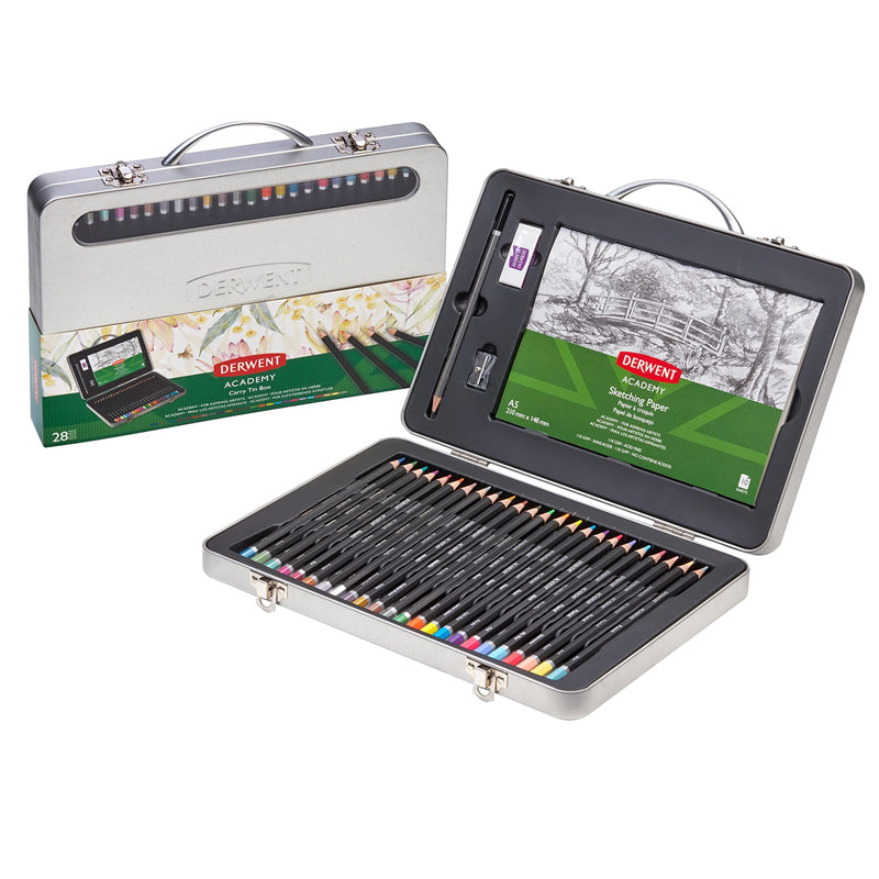 Set de Lápices Derwent Academy Caja Metálica Ref.2305951