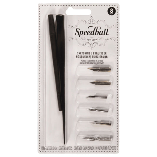 Set de plumas Speedball para dibujo Ref.002964