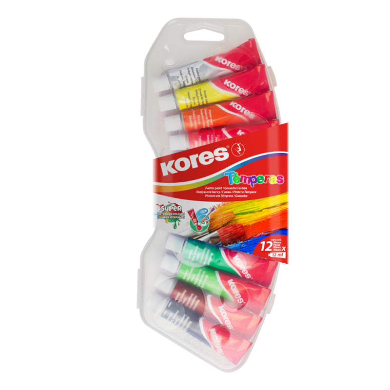 Temperas Kores Set x12 Tubo 12ml