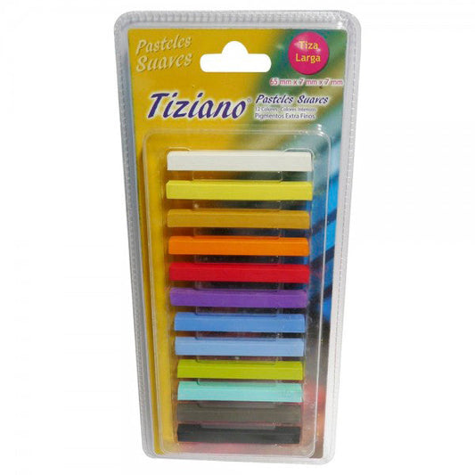 Tiza Pastel Tiziano Larga set x12