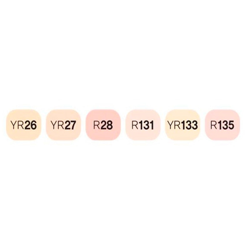 Marcadores Touch Twin Brush Skin Tones A Set x6