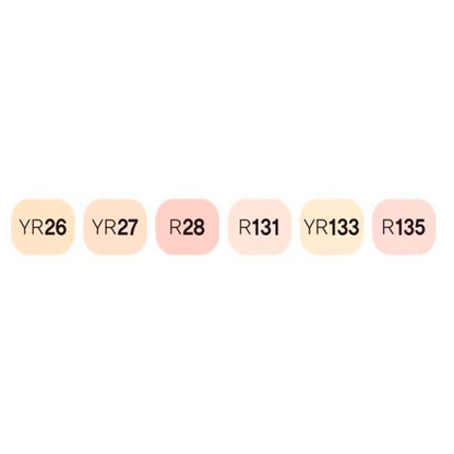 Marcadores Touch Twin Brush Skin Tones A Set x6