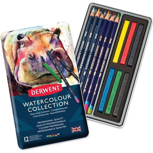 Watercolour Collection Derwent x12 Ref.0700303